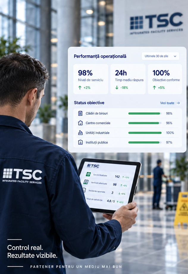 Monitorizarea KPI pentru servicii de Facility Management