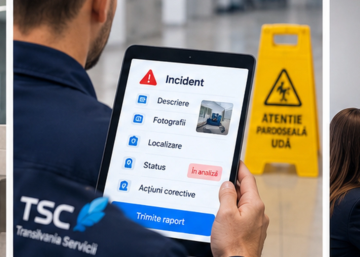 Raportarea digitală a unui incident TSC