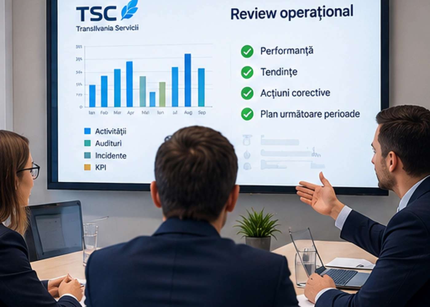 Review management TSC pe baza raportării digitale