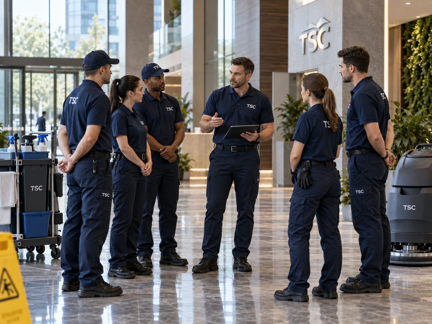 Briefing operațional al echipei TSC