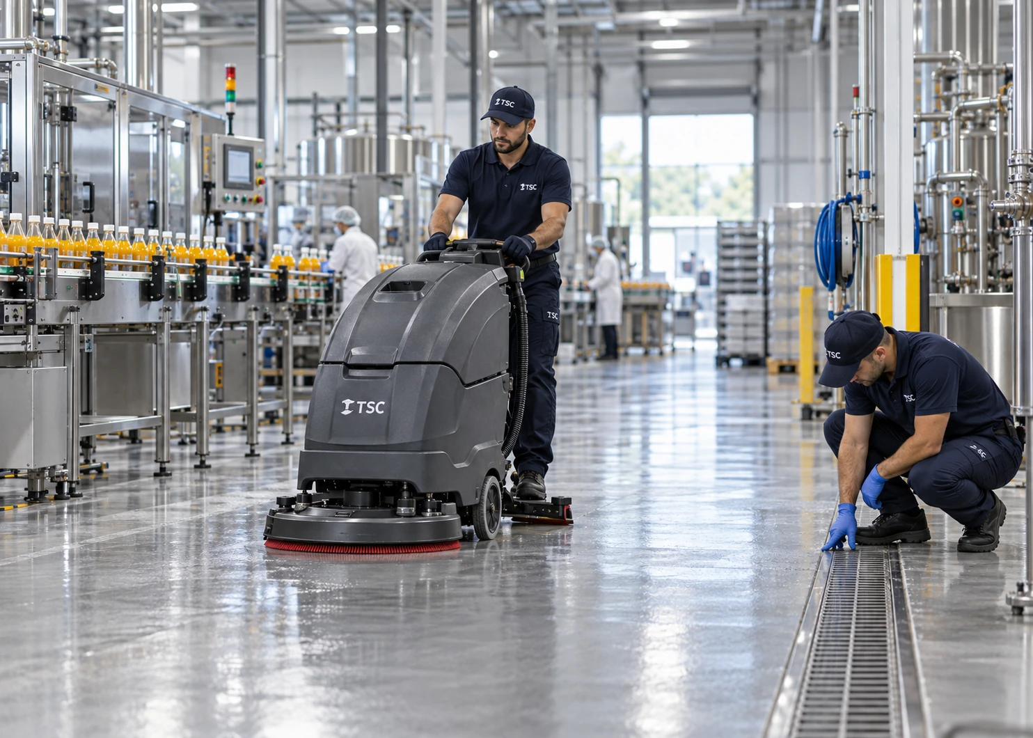 Facility services TSC într-o fabrică modernă din industria alimentară