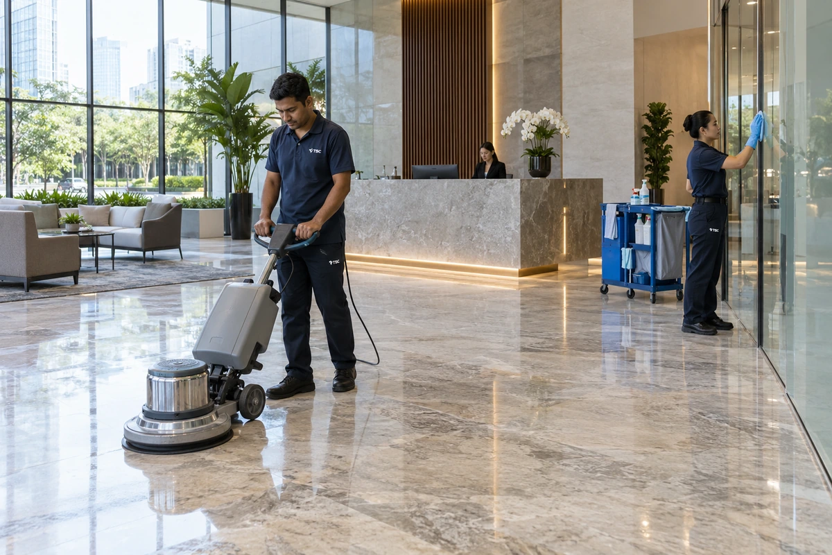 Lobby și recepție clădire de birouri