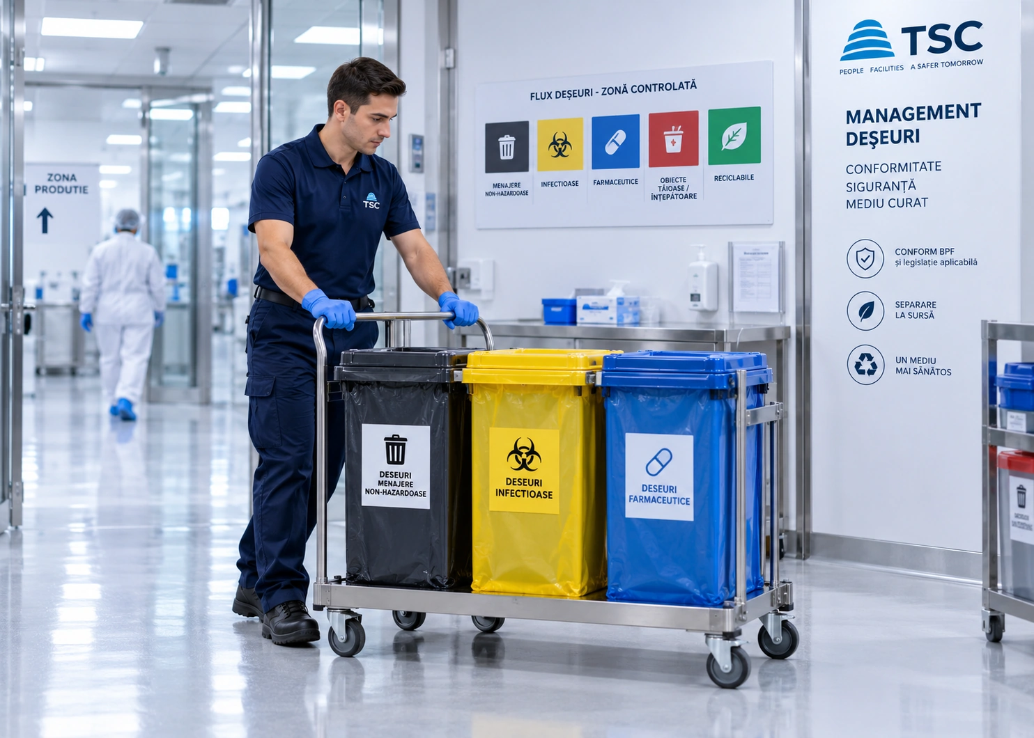 Operator TSC într-o zonă controlată farmaceutică