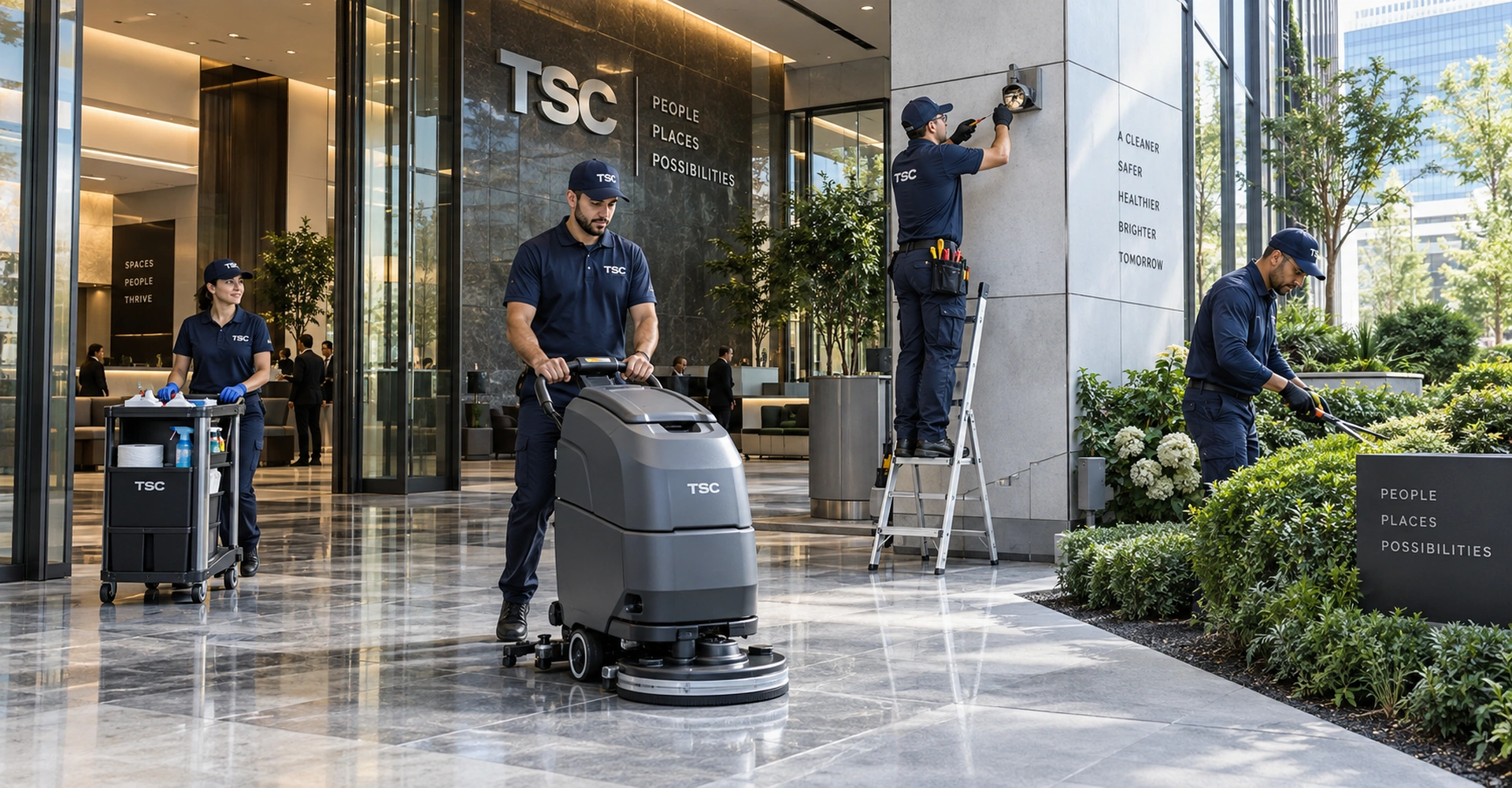 TSC Integrated Facility Services pentru multiple industrii