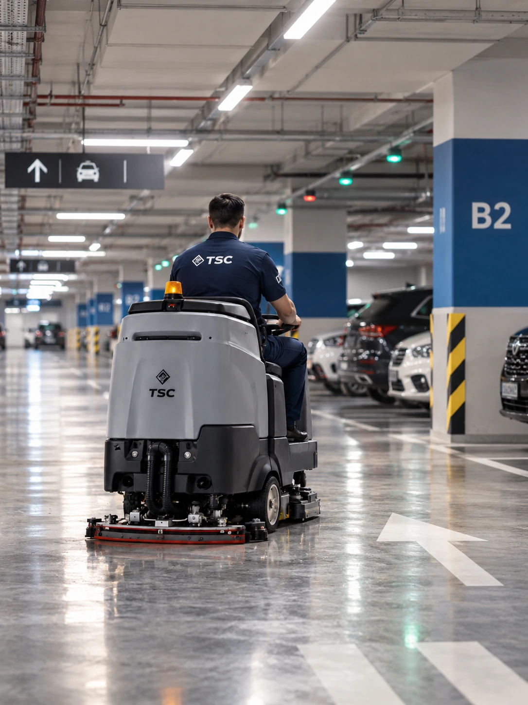 Parcare centru comercial