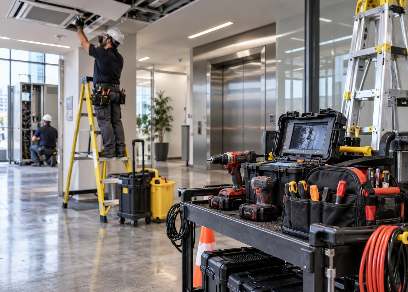 Scule profesionale Milwaukee utilizate de TSC Technical Services pentru mentenanță tehnică
