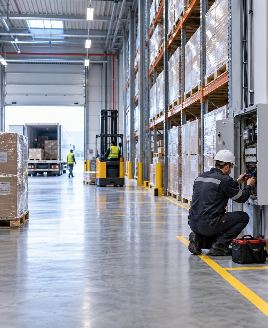 Mentenanță tehnică pentru logistică și depozite
