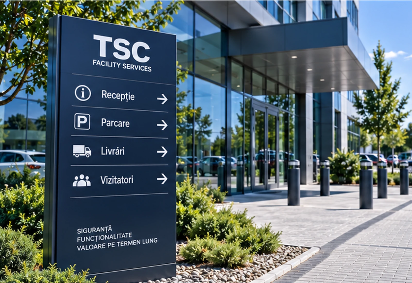 Semnalistică și protecții pentru clădiri TSC