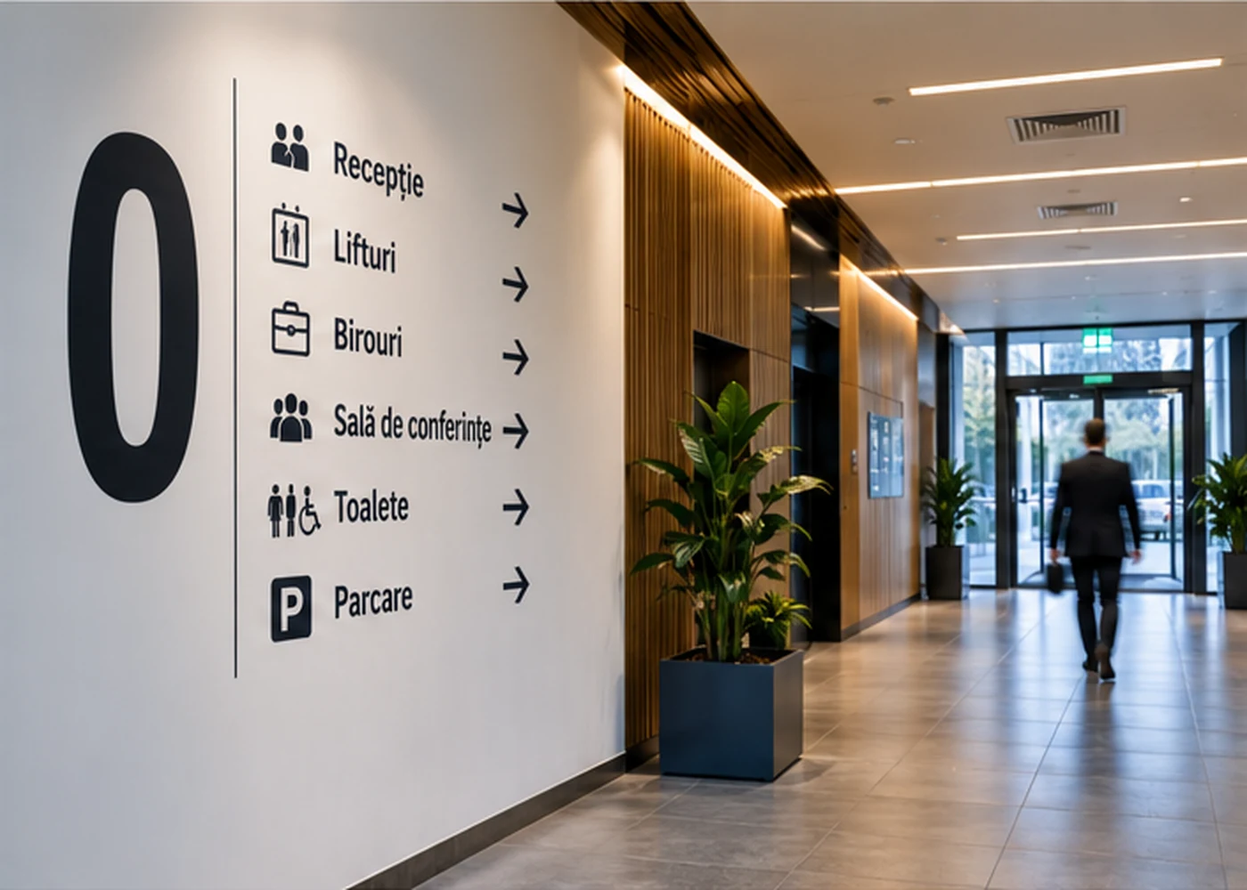 Sisteme wayfinding și semnalistică pentru clădiri TSC