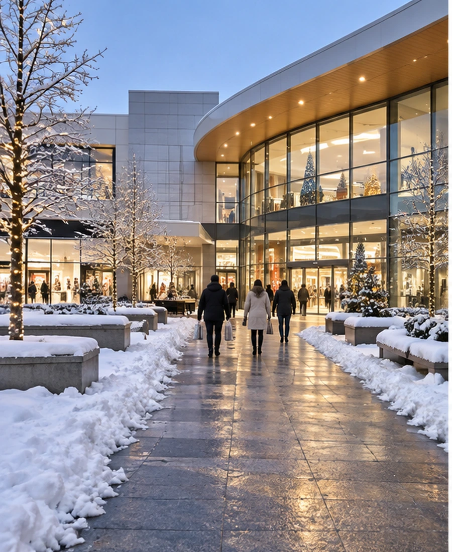 Deszăpezire centre comerciale și retail